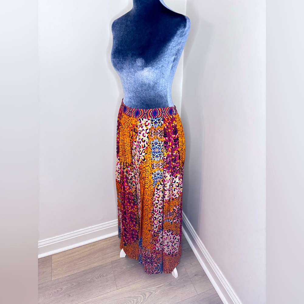 Anthropologie Bhanuni By Jyoti Colorful Women's Maxi Skirt Size 4. - Picture 2 of 11